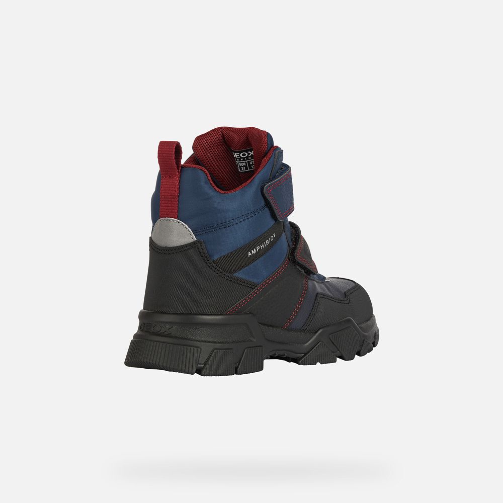 Geox Erkek Çocuk Bot Lacivert - Nevegal Abx - QDG-235467